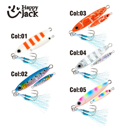 HookUpCo. Mini Jigging Spoon Fishing Lure Set