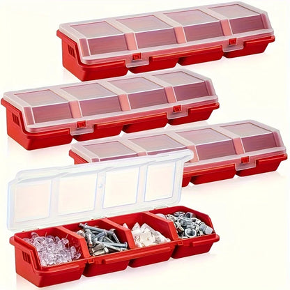 HookUpCo. Multi-Compartment Organizer Box for Small Parts