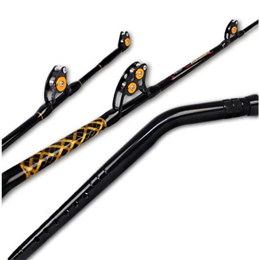 HookUpCo. Bent Butt Saltwater Fishing Rod 2-Piece - HookUpCo.