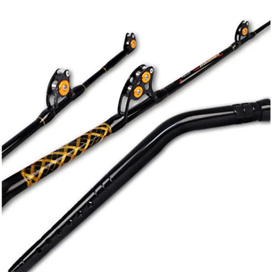 HookUpCo. Bent Butt Saltwater Fishing Rod 2-Piece - HookUpCo.