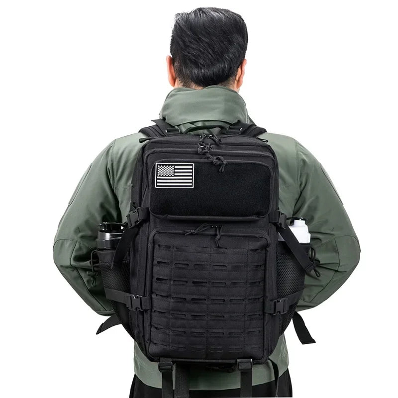 25L/45L Tactical Backpack with Bottle Holder for Outdoor Use