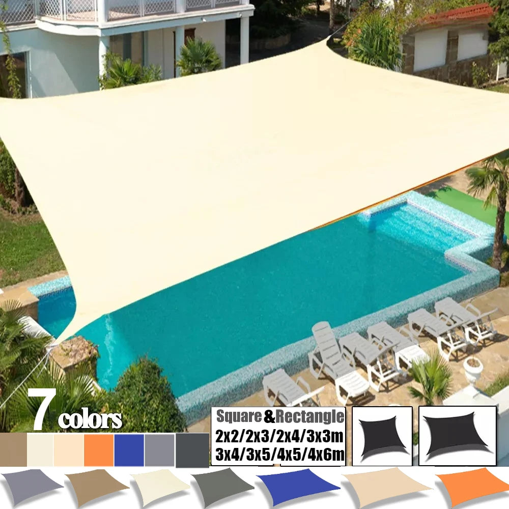 Waterproof UV Block Sun Shade Sail