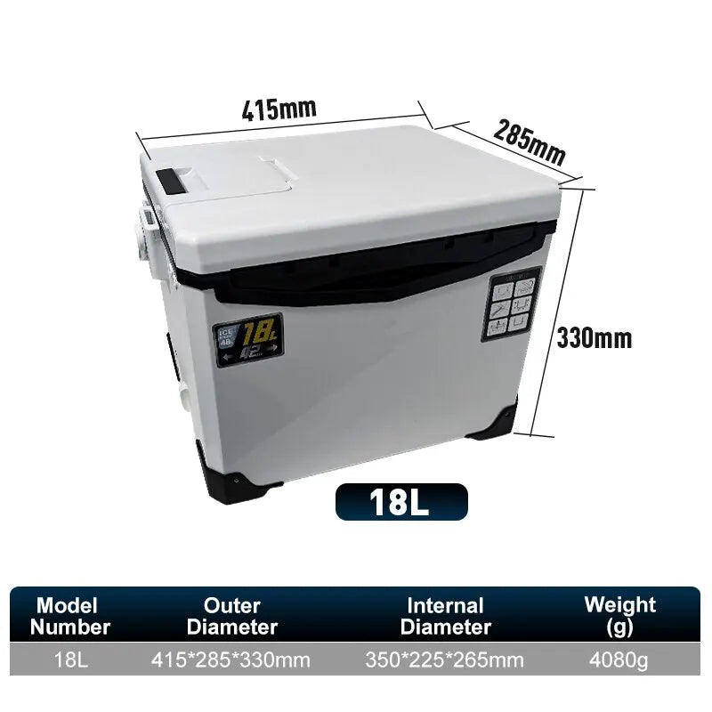 HookUpCo. Fishing Cooler Box with Air Holes - HookUpCo.