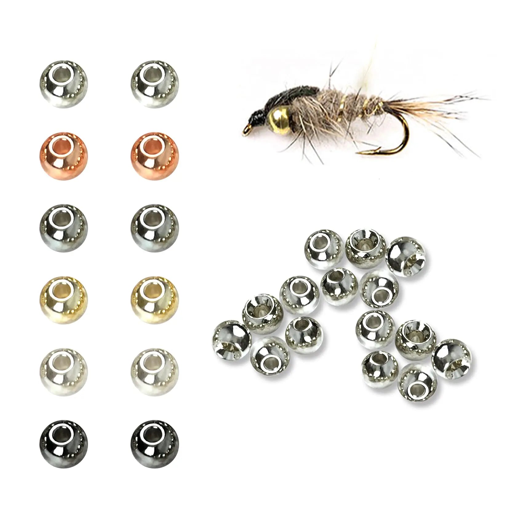 HookUpCo. Brass Fly Tying Beads - HookUpCo.