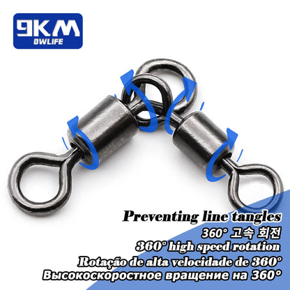 3 Way Swivels Fishing Connectors for Freshwater & Saltwater