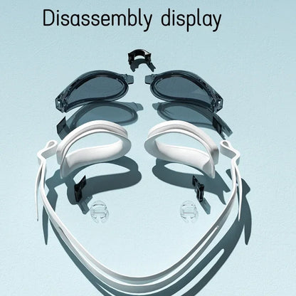 Swimming Goggles Professional Waterproof Swim Eyewear Glasses Anti-fog 100% UV Protection No Leaking For Adult Men Women Youth