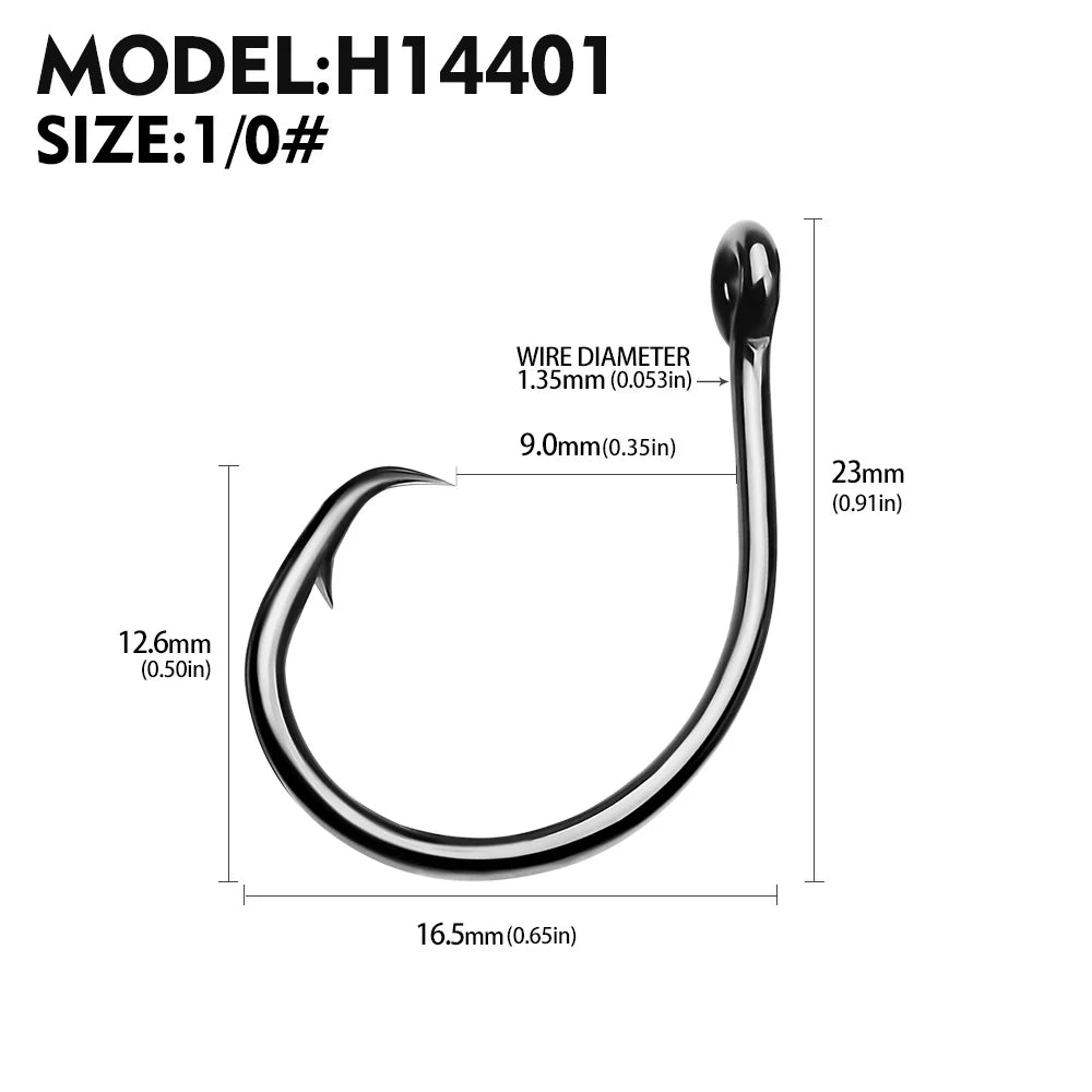 HookUpCo. High Carbon Steel Catfish Hooks 10pcs - HookUpCo.