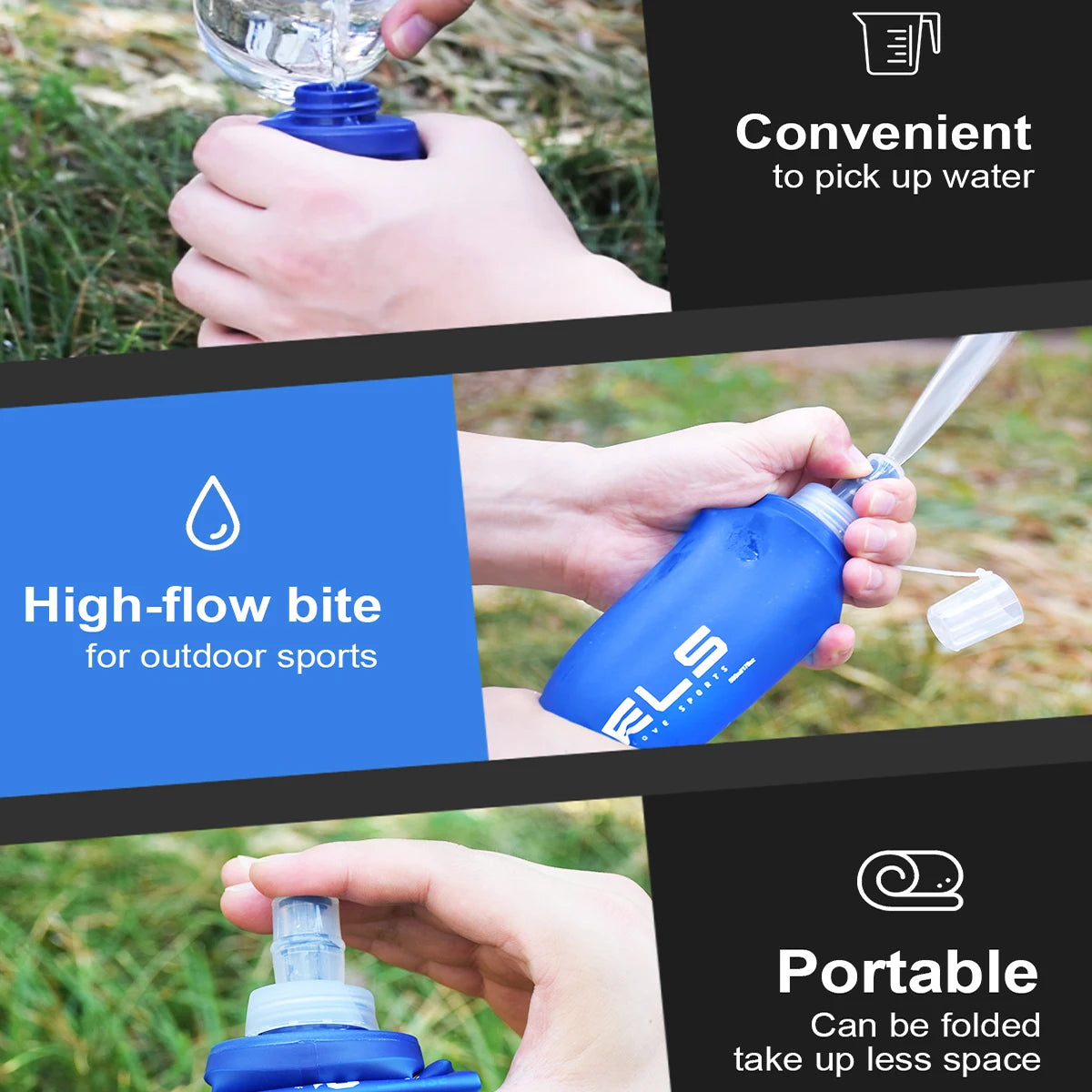 HookUpCo. Foldable Hydration Pack for Outdoor Activities - HookUpCo.