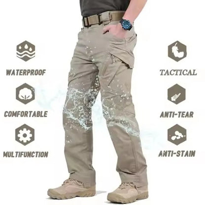Premium Tactical Cargo Pants Men's Casual Outdoor Climbing Hiking Camping Multi-Pocket Long Pants