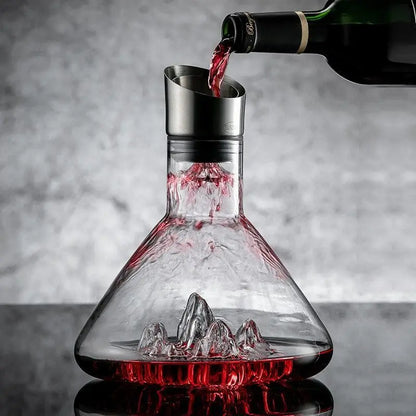 Handmade 1500ML Lead-Free Crystal Whisky Decanter Carafe