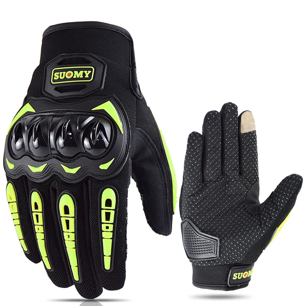 HookUpCo. Breathable Touch Screen Motorcycle Gloves for All