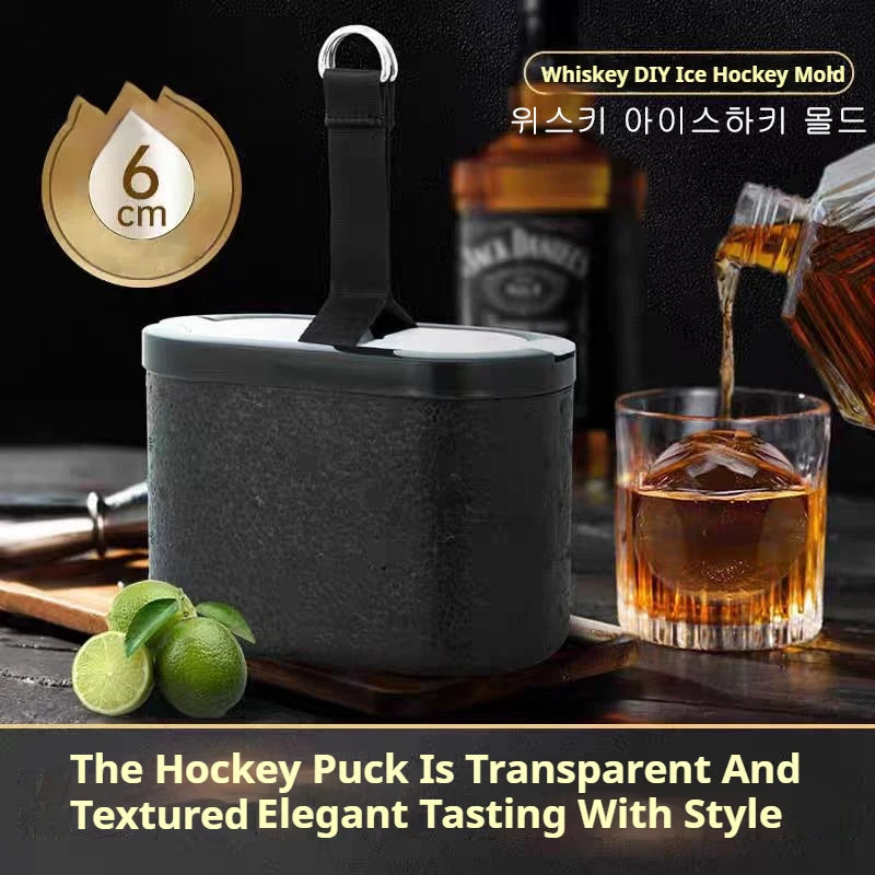 HookUpCo. Whiskey Ice Ball Maker for Perfect Drinks