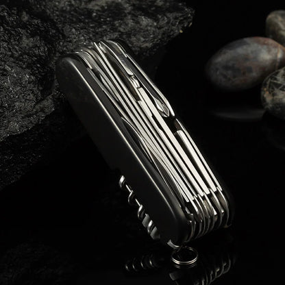 17-in-1 Stainless Steel Folding Multi-Tool for Camping