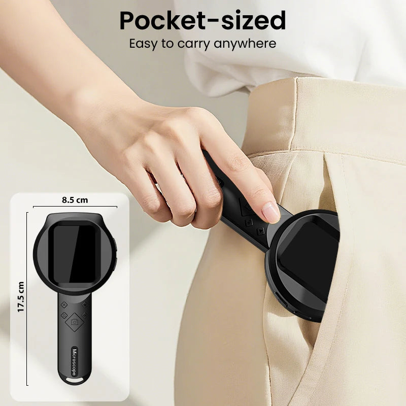 HookUpCo. 100X HD Digital Portable Microscope