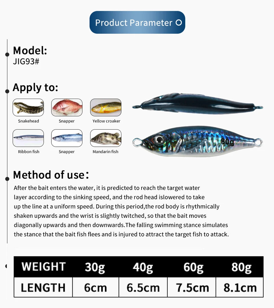 HookUpCo. Sea Fishing Jig Bait