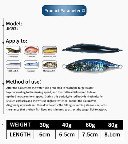 HookUpCo. Sea Fishing Jig Bait