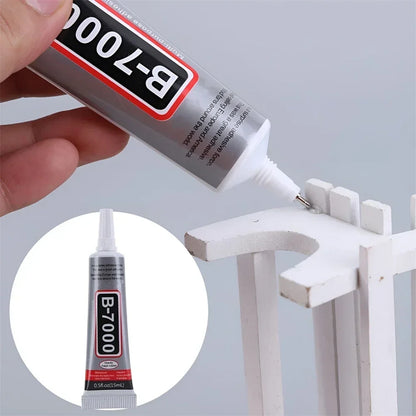 HookUpCo. B-7000 Clear Adhesive for Repairs
