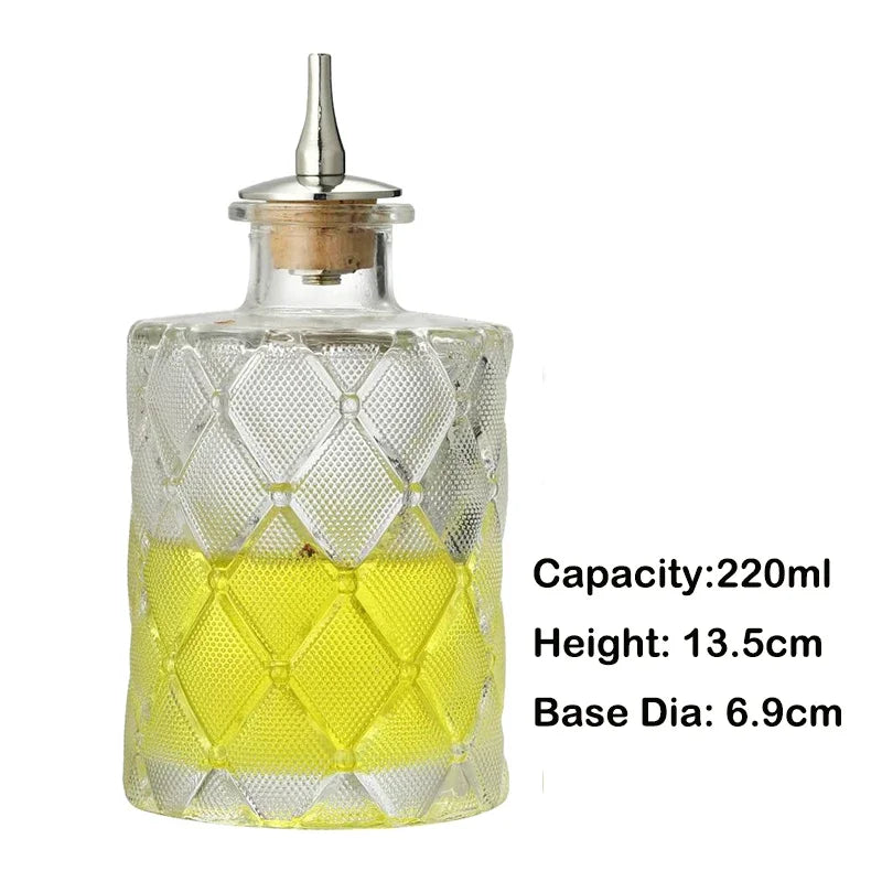Vintage Cocktail Bitters Bottle for Home Bars