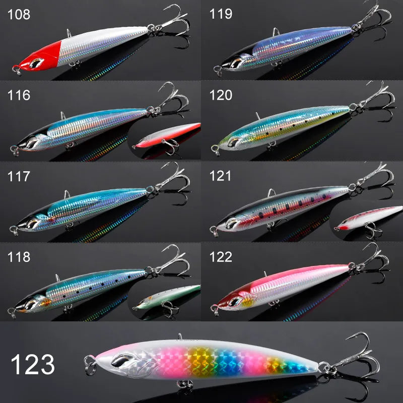 HookUpCo. Big Pencil Stickbait for Trolling Fishing - HookUpCo.