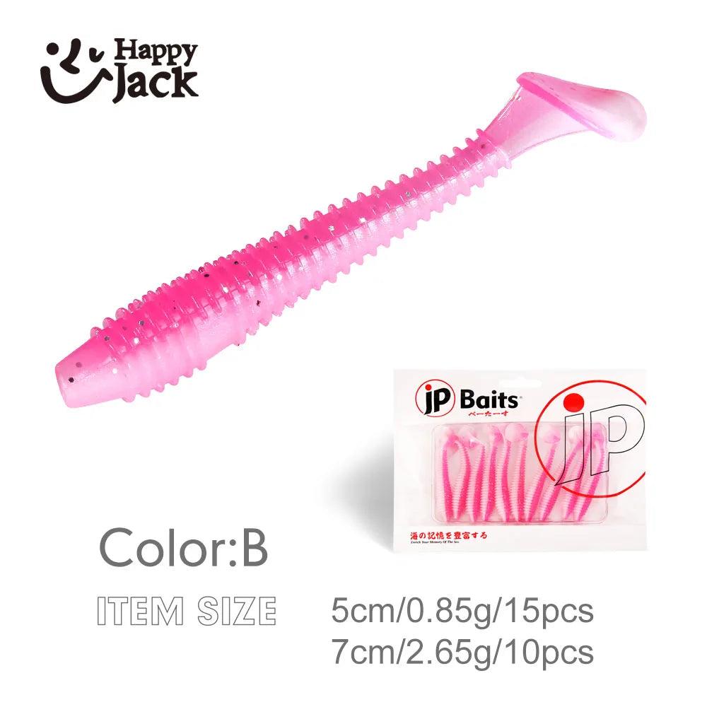 HookUpCo. Soft Fishing Lures 15pcs Set - HookUpCo.
