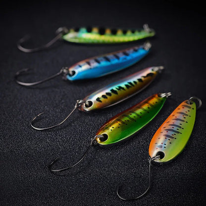 HookUpCo. Fishing Spoon Lure Bait for Trout and Bass