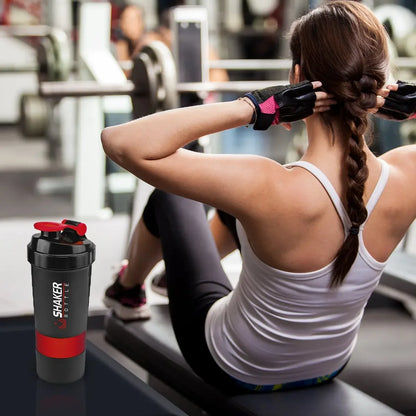 Layered Protein Shaker Bottle 500ml