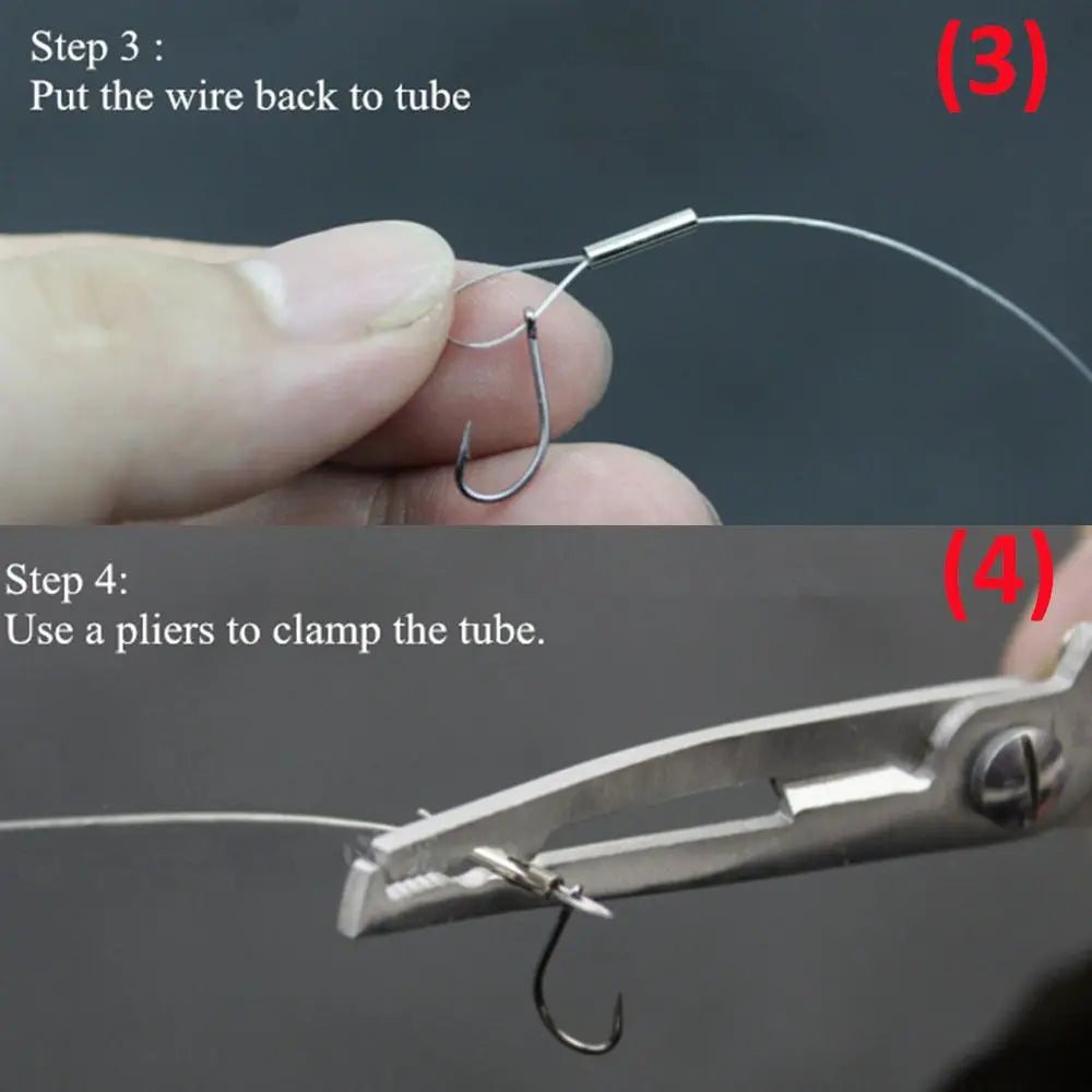 Copper Crimp Sleeves for Fishing Lines - 100pcs - HookUpCo.