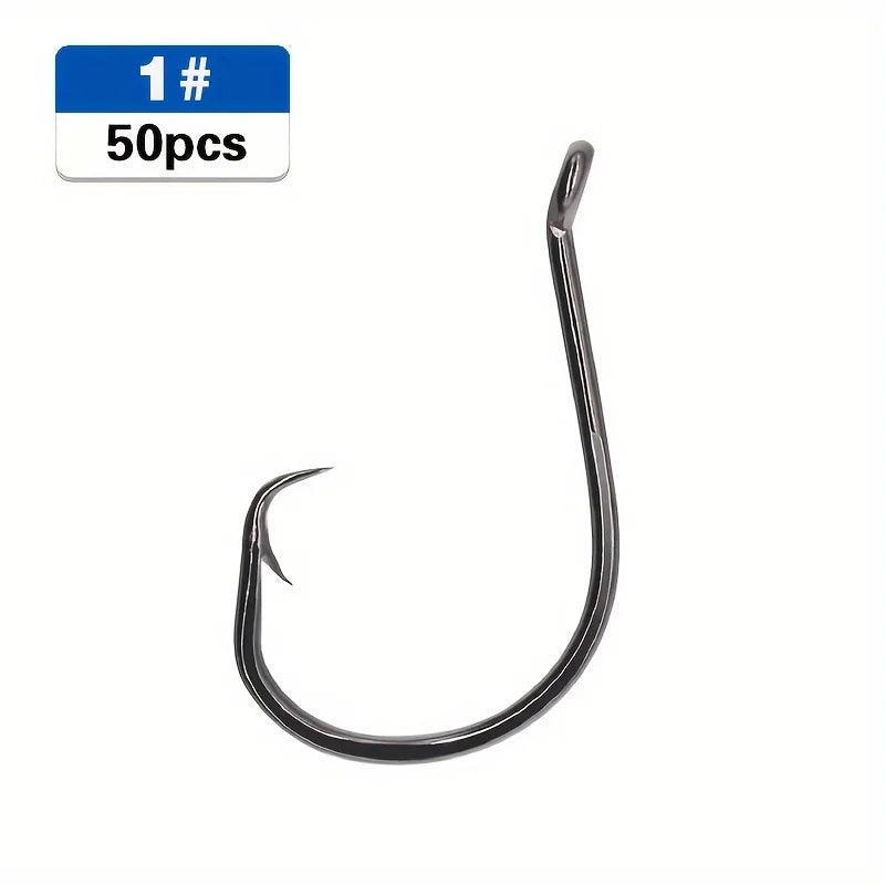 HookUpCo. Premium Carbon Steel Fishing Hooks - HookUpCo.