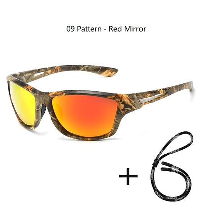 Men's Polarized Fishing Outdoor Sunglasses with Chain