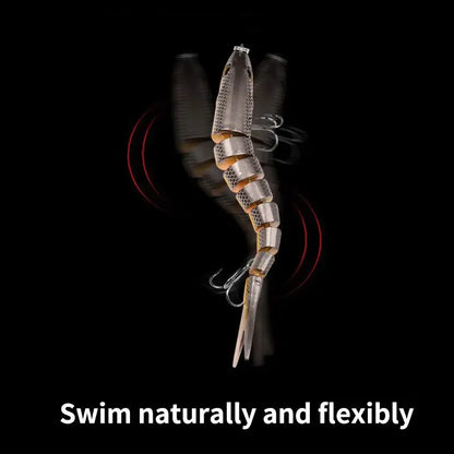 HookUpCo. 8 Segment Bionic Swimbait Lure Set