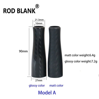 HookUpCo. Lightweight 3K Carbon Fishing Rod Grip - HookUpCo.