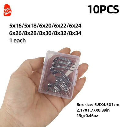 Anti-Tangle Fishing Rod Tip Guide Rings Set