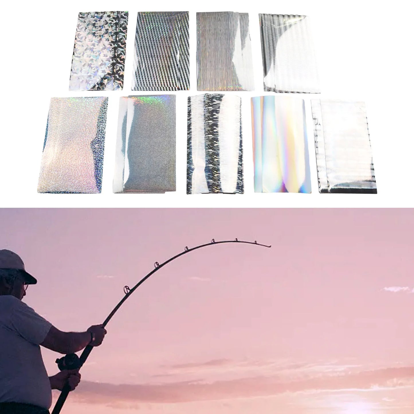 Holographic Fishing Lure Tapes for DIY Baits - HookUpCo.