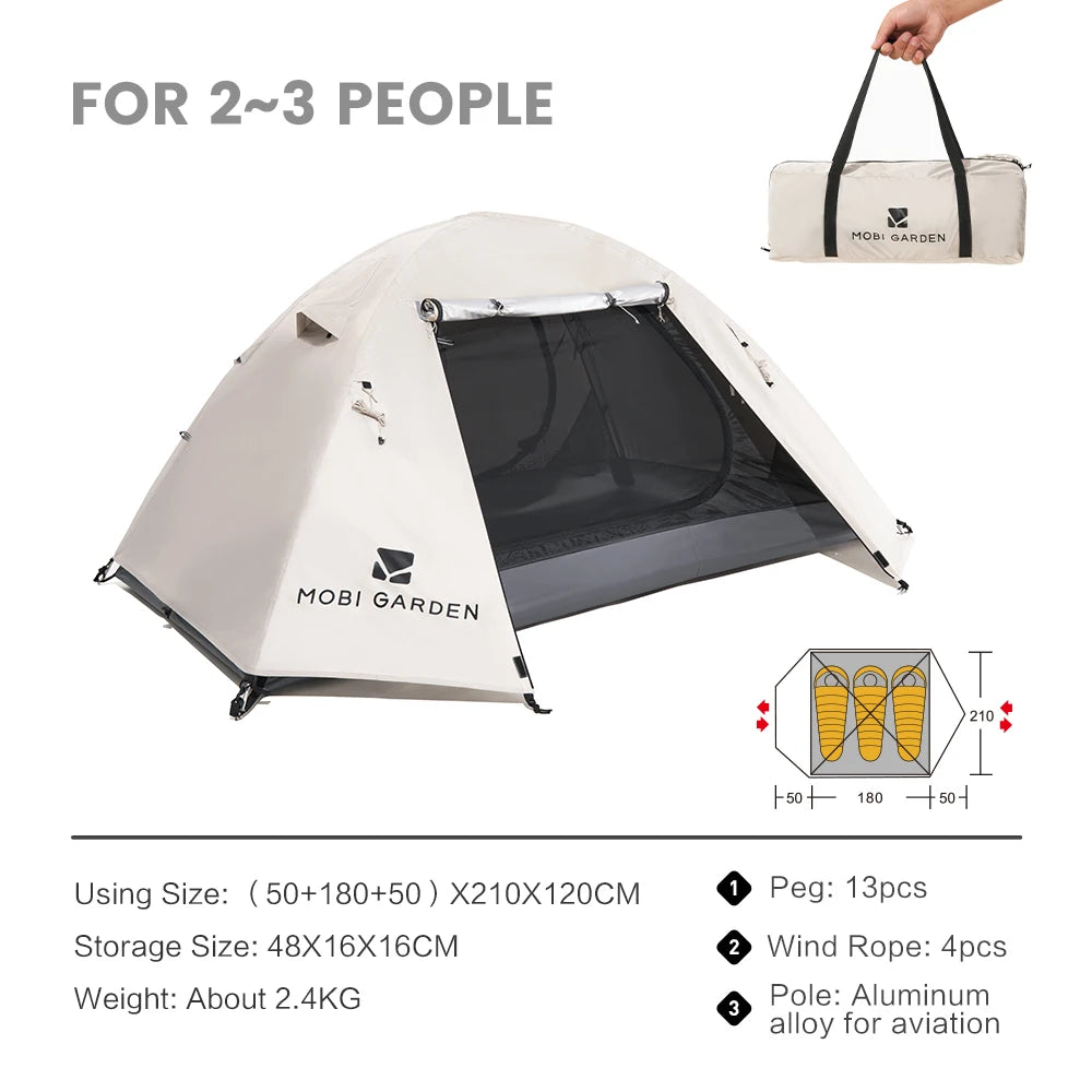 HookUpCo. Waterproof Camping Tent with Sun Protection - HookUpCo.