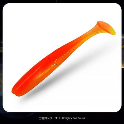 Soft Silicone Shad Worm Fishing Lure for Bass