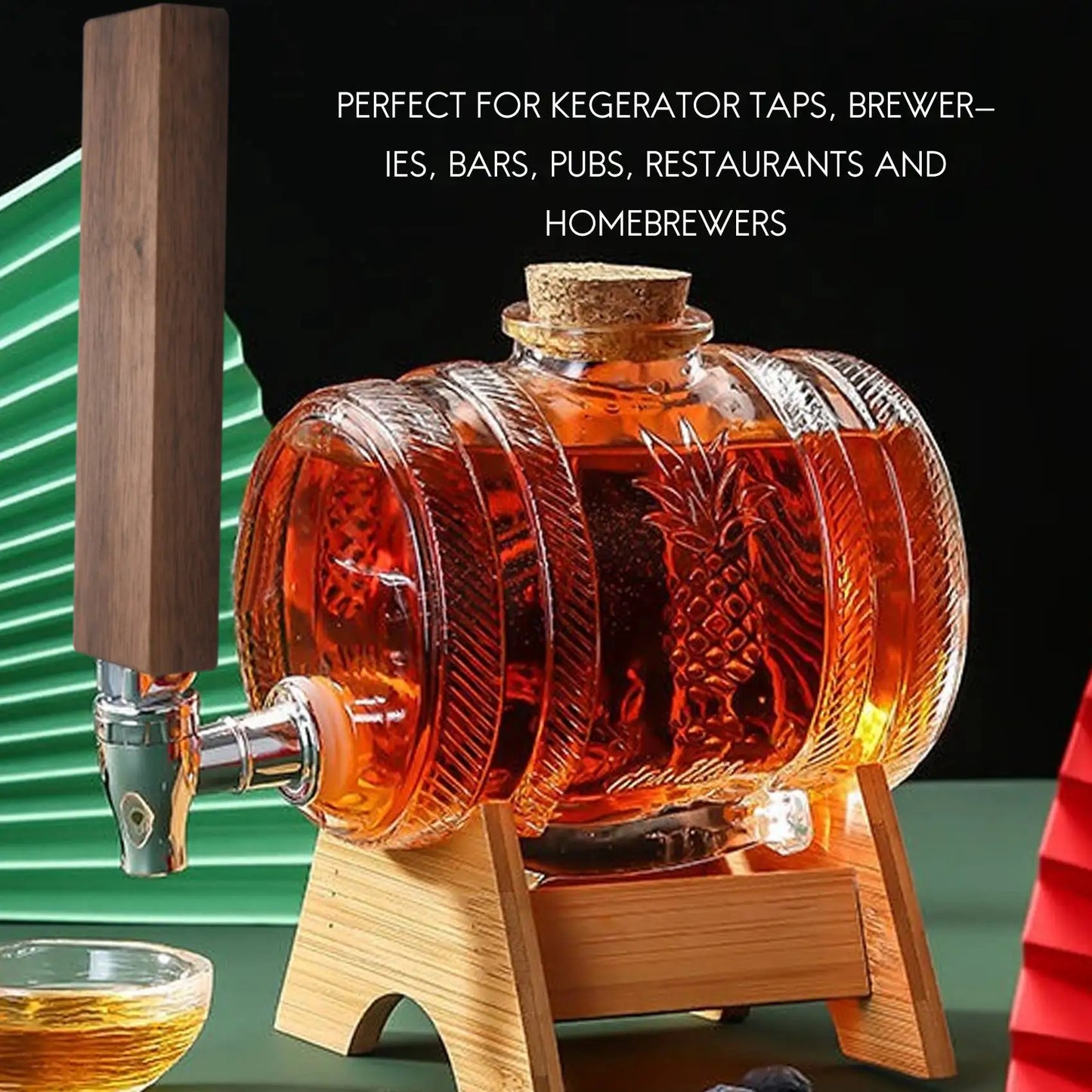 Wooden Chalkboard Beer Tap Handle for Kegs