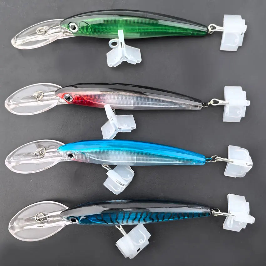 HookUpCo. Big Floating Minnow Lure for Trolling