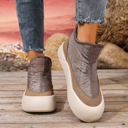 Cozy Fleece-Lined Snow Boots for Women - Non-Slip Comfort