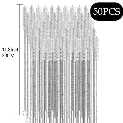 HookUpCo. Extra Long Straw Cleaner Brush Kit