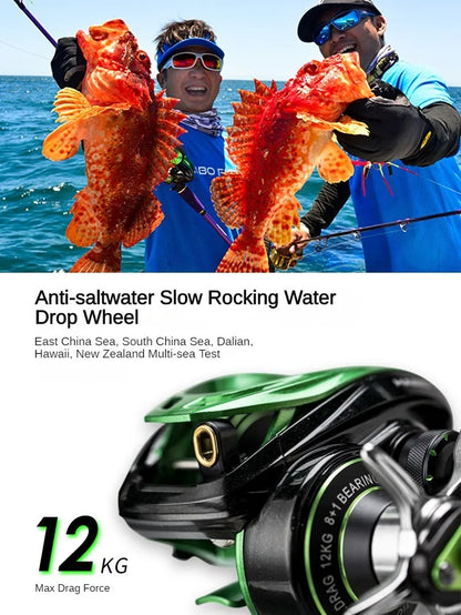 HookUpCo. Venom Deep Sea Baitcasting Reel - HookUpCo.