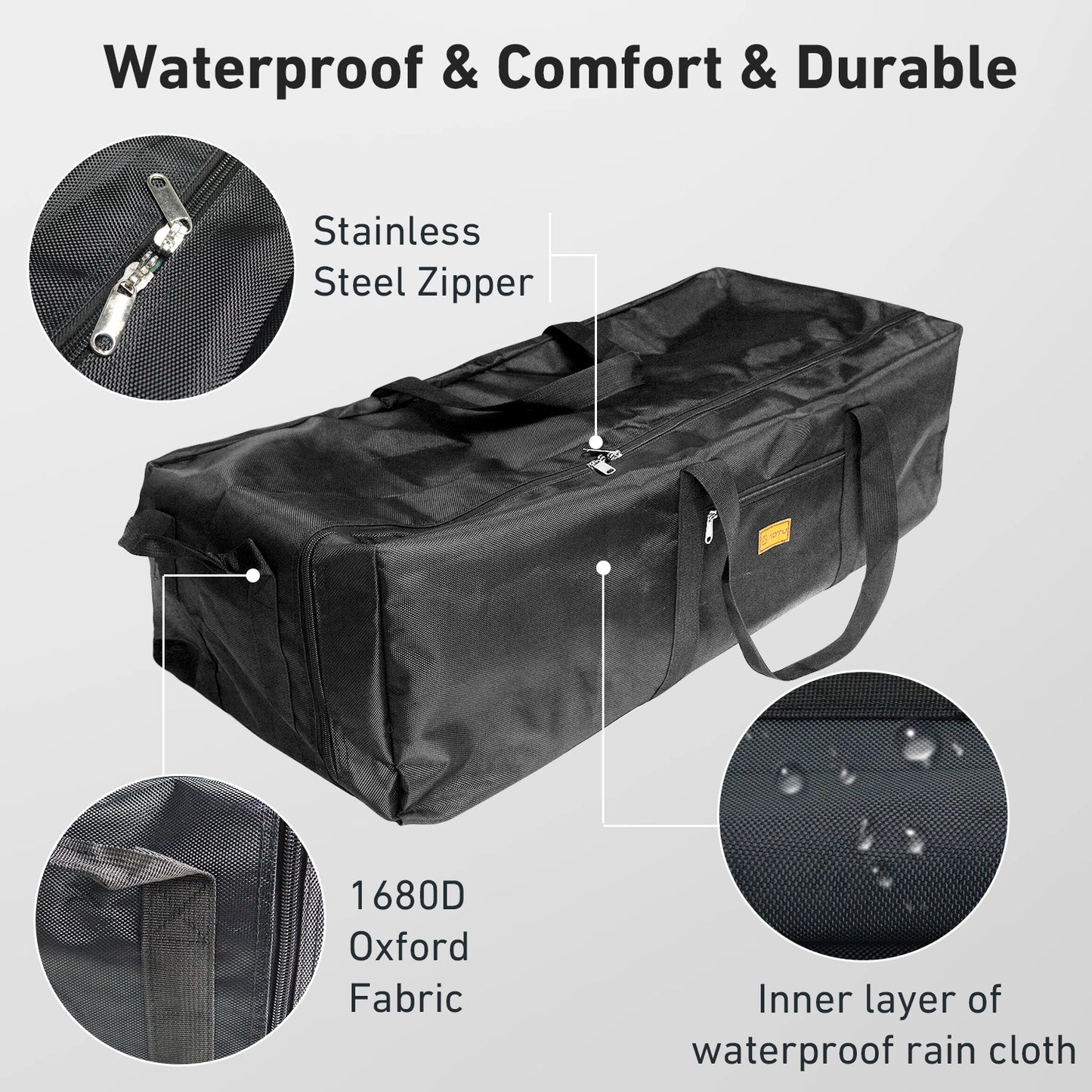 100L Large Capacity Camping Tools Storage Bag