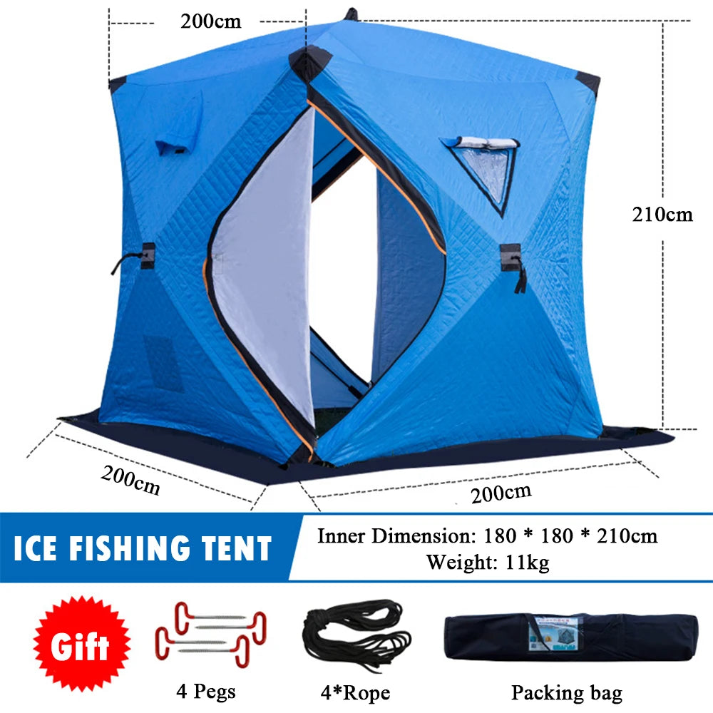 HookUpCo. Waterproof Winter Fishing Tent Shelter - HookUpCo.