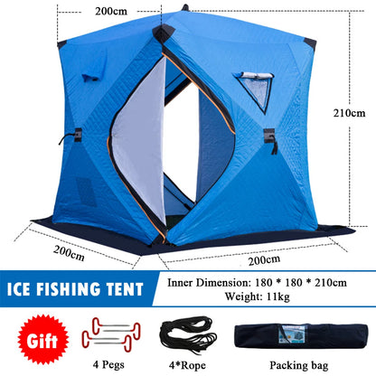 HookUpCo. Waterproof Winter Fishing Tent Shelter - HookUpCo.