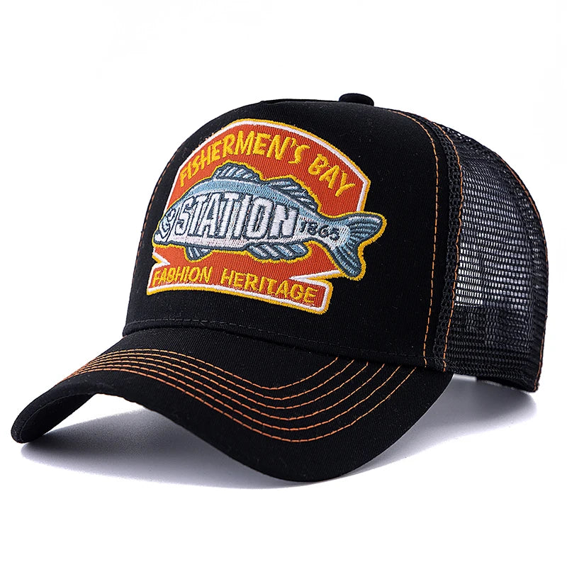 Breathable Mesh Fishing Cap for Outdoor Adventures