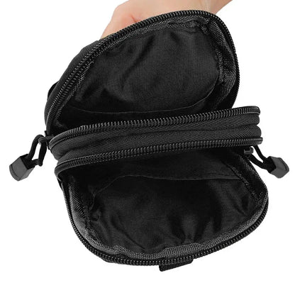 Waterproof Nylon Waist Pouch for Phones and Essentials