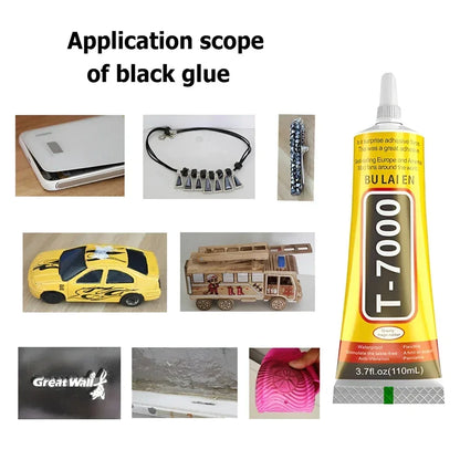 HookUpCo. B-7000 Clear Adhesive for Repairs