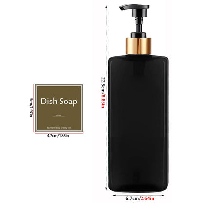 HookUpCo. Refillable Soap Dispenser Set