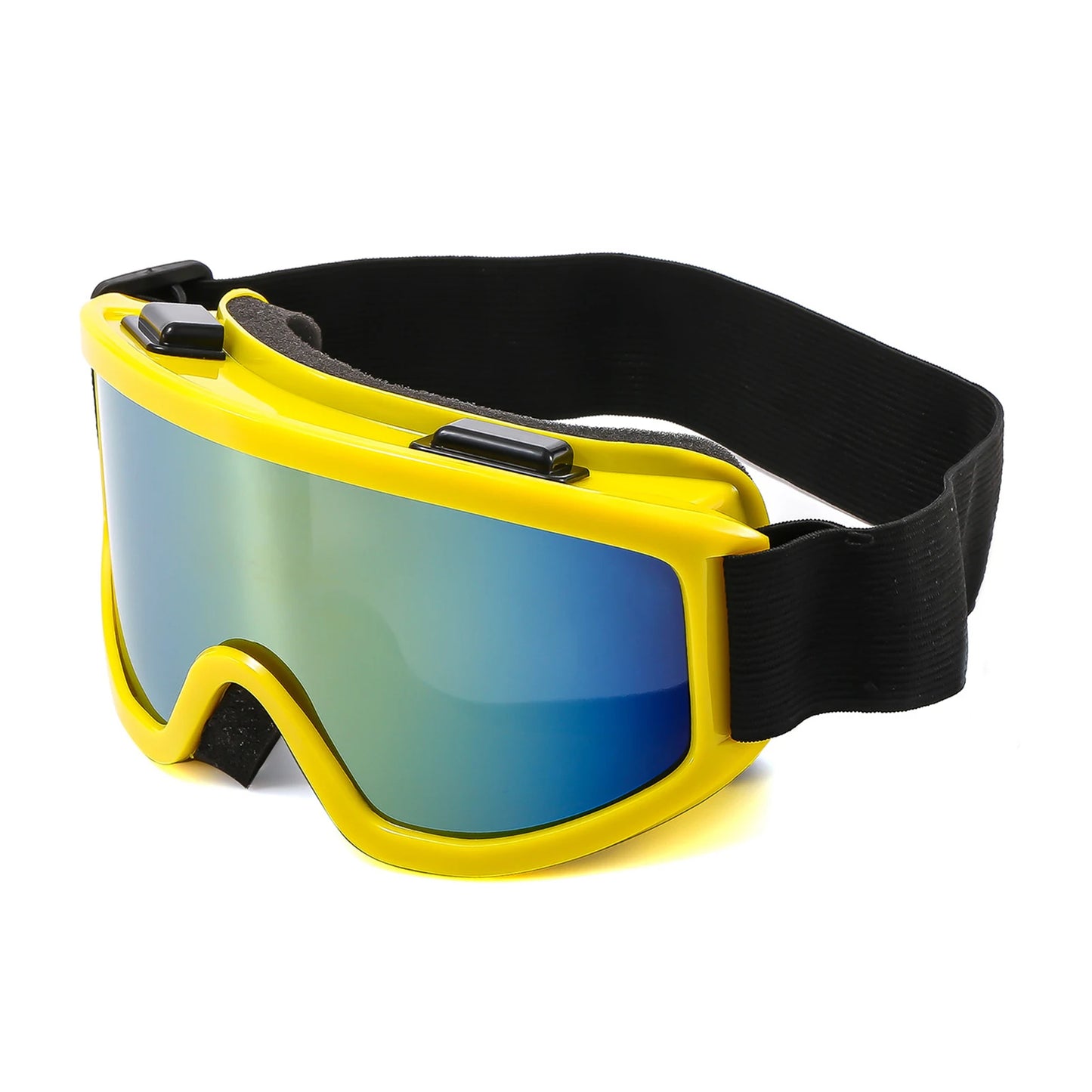 Large Frame Ski Goggles with Colorful Anti-Glare Lens