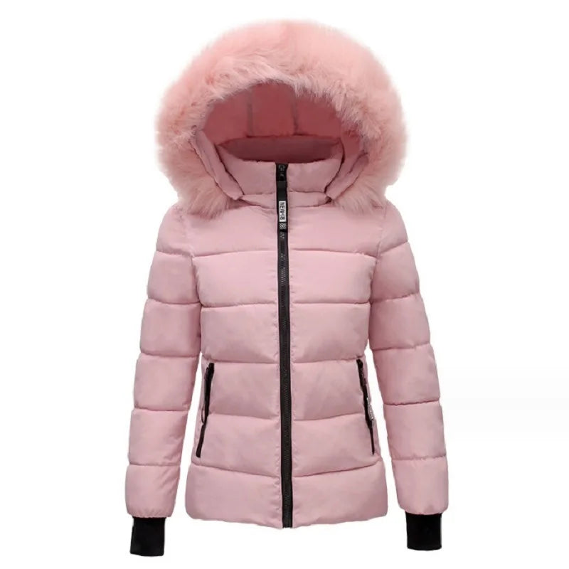 HookUpCo. Lightweight Packable Hooded Puffer Jacket for Women