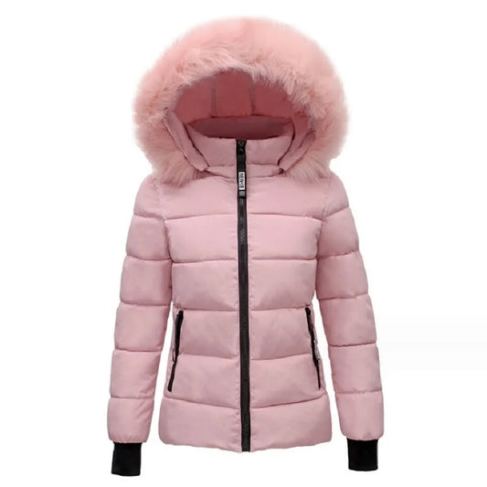 HookUpCo. Lightweight Packable Hooded Puffer Jacket for Women